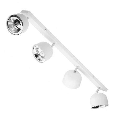 Lampa sufitowa ALTEA biała 4 PŁ + ŻARÓWKI (6516) - TK Lighting