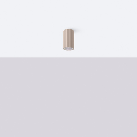 Nowoczesna lampa na sufit IVAR taupe LED 4000K (TH.643) - Thoro Lighting