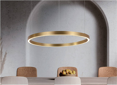 Lampa wisząca Midway duża złota LP-033/1P L GD Light Prestige