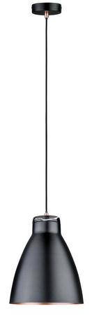 Neordic Roald Lampa wisząca max. 1x20W E27 230V Czarny Mat/Miedź-Mat Metal/Marmur (PL79609) - PAULMANN