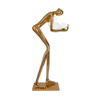 Designerska złota lampa podłogowa WOMAN-2 Gold 190 cm (DN433-F gold) - Step into Design