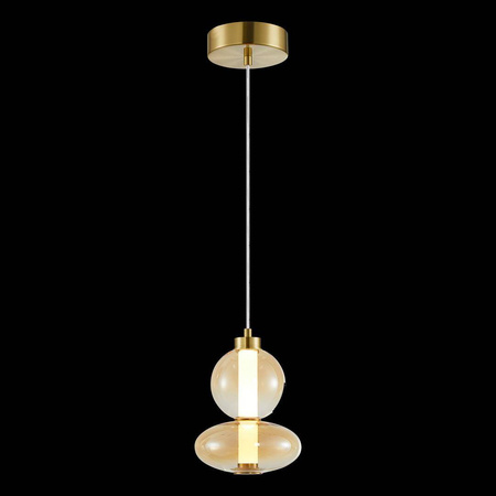 Lampa wisząca DAPHNE AMBER 12W (ML0345) - Milagro