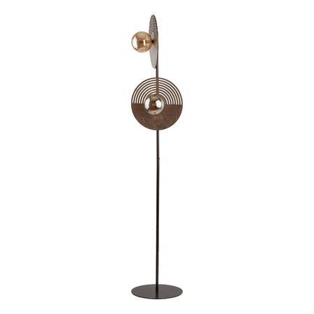 Drewniana lampa podłogowa  2XG9 (16135) - TK Lighting