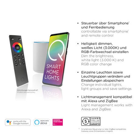 Q-FISHEYE KINKIET STALOWY (9115-55) - Paul Neuhaus