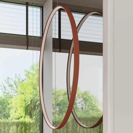 Lampa wisząca RIO 78 ochra czerwona LED 4000K (TH.409) - Thoro Lighting