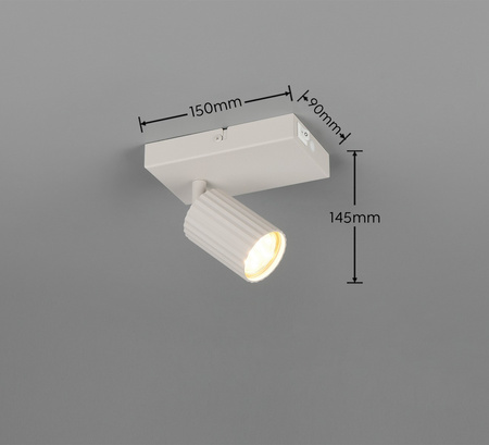 Kinkiet z wyłącznikiem SOKA (867770176) - Trio