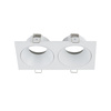 Lampa wpuszczana PRISMA DUO WHITE 2 XGU10 (10580) - TK Lighting