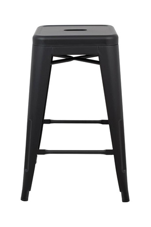 Krzesło barowe TOWER 66 (Paris) czarne (KH010100962) - King Home