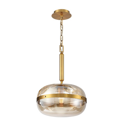 Lampa wisząca Nottingham - 1 źródło światła - Antyczny mosiądz (QN-NOTTINGHAM-1P-AB) - Quintiesse