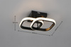 Geometryczna lampa przysufitowa KASIA (R63531932) - RL