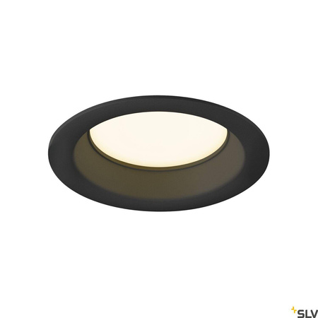 DOWNLIGHT V 100, lekko wpuszczana osłona czarna (1007479) - SLV