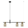Lampa wisząca Servio  (PND-66892-3-BK-AMB) - Italux