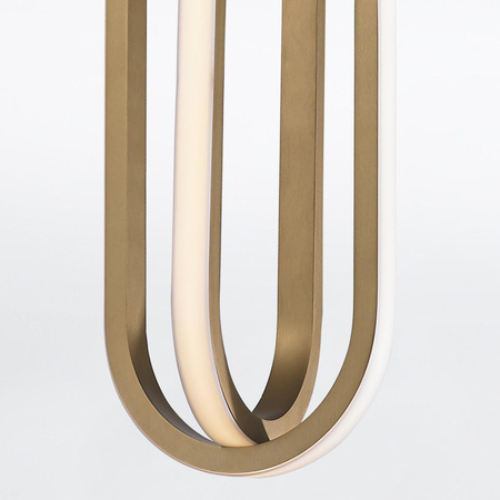 Lampa wisząca Demark - Szczotkowane złoto (QN-DEMARK-1P-BG) - Quintiesse