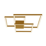 CEILING LIGHT 42W 3000K ALUMINUM&ACRYLIC GOLD DIMMABLE (2025 Zambelis) - Zambelis