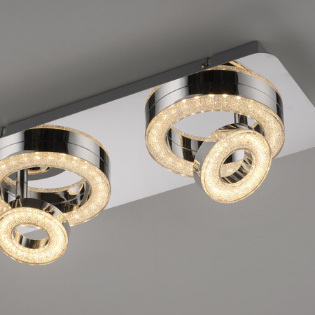 TIM LAMPA SUFITOWA CHROM (14521-17) - Paul Neuhaus