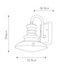 Kinkiet zewnętrzny Redding Station (FE-REDDING2-S-PDB) - Elstead Lighting