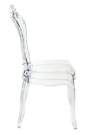 Krzesło KING transparentne - poliwęglan (666-APC) - King Home