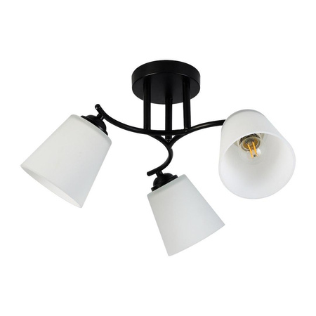Lampa sufitowa Pafos Black 3xE27 (ML2257) - Milagro