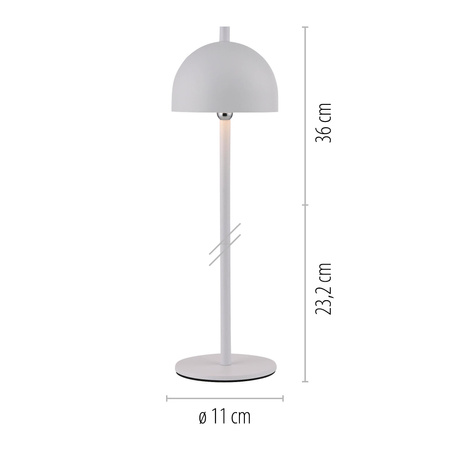 BELLIS LAMPA STOŁOWA BIAŁA (19244-16) - Paul Neuhaus