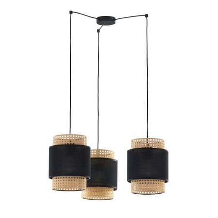 Lampa wisząca BOHO czarna 3 PŁ (6549) - TK Lighting