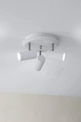 Lampa Sufitowa COSTILLA Round 3L White/Satin Nickel (108464) - Markslojd