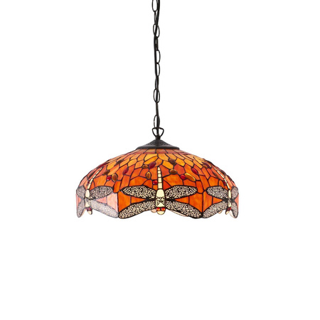 Lampa Wisząca Dragonfly flame (64081) Tiffany