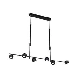 Puric Pane I Effect lampa wisząca LED 6x 6,5W 3-st ściem Czarny 230V metal/twszt (PL79774) - PAULMANN