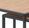 ACTONA zestaw stolików SEAFORD dąb - MDF, metal (0000090954) - Actona