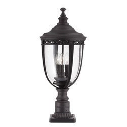 Lampa zewnętrzna, stojąca  ENGLISH BRIDLE kol. CZARNY (FE/EB3/L BLK) - Feiss - Elstead Lighting