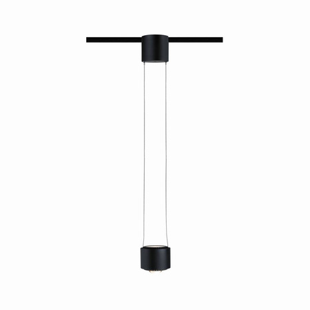 URail zwis Aldan 1x13W Czarny-mat/ Czarny 230V metal ściemniany (PL94972) - PAULMANN