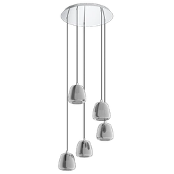 Lampa wisząca ALBARINO chrom (39668) - EGLO
