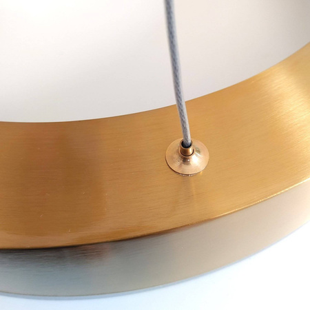Lampa wisząca CIRCLE 120 LED ściemniana (ST-8848-120 brass) - Step into Design