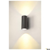ENOLA ROUND UP/DOWN L, lampa ścienna natynkowa LED outdoor, kolor antracytowy CCT 3000/4000K (1003441) - SLV