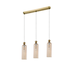 Piega 3 wisząca amber (LP-939/3L amber) - Light Prestige