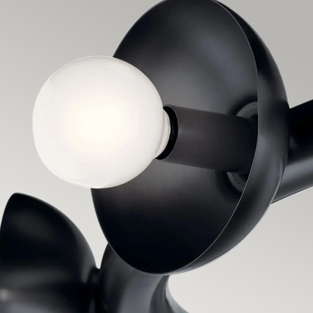 Żyrandol Palta - 9 źródeł światła - Satynowa czerń (KL-PALTA9-BK) - Elstead Lighting