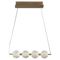 Lampa wisząca Diamond 4 4xLED CCT złota  (LP-2202/4L GD) - Light Prestige