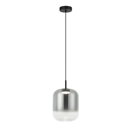 PENDANT LED LIGHT 12W 3000K BLACK-SMOKED GLASS (23214 Zambelis) - Zambelis