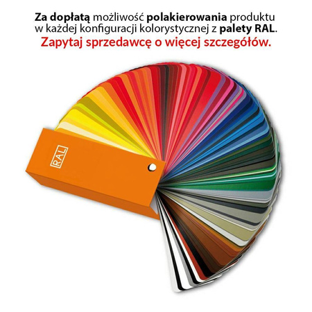 Krzesło HIM białe - włókno szklane (JH-072-2-HIM.BIALY) - King Home