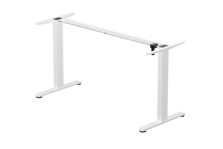 Elektrycznie regulowany stelaż do biurka z ładowarką USB Control Flex+ Biały (LV0740) - LVN SYSTEM