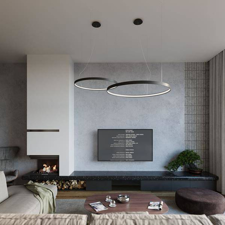 Lampa wisząca RIO 55 czarny LED 4000K (TH.108) - Thoro Lighting