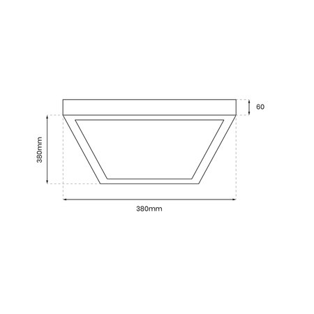 Lampa Sufitowa Casilla 24W LED 4000K (EK75279) - Eko-Light