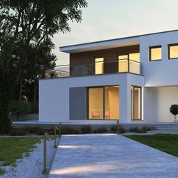 OUTDOOR FLOOR LIGHT GU10 MAX 15W ALUMINIUM GRAPHITE (E325 Zambelis) - Zambelis