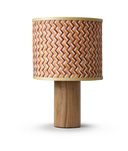 PHIL Lampa stojąca, pleciony bambus, przewód tekstylny czarny, włącznik na przewodzie (LY04PHI/H38/NA) - LYOMA