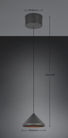 Pojedyncza lampa wisząca LAGUNA (336210132) - Trio