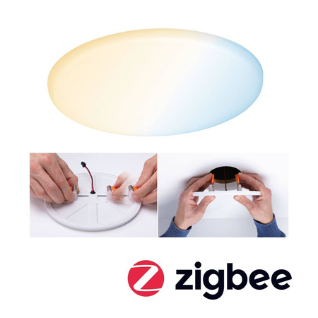 HomeSpa Panel Veluna VariFit IP44 15W regulacja temperatury Zigbee 185mm Tworzywo sztuczne (PL95386) - PAULMANN