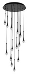 Lampa wisząca DALMA 14 ROUND Czarny (AZ6011) - Azzardo