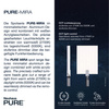 PURE MIRA LAMPA SUFITOWA CZARNY (6356-18) - Paul Neuhaus