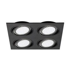 Oprawa podtynkowa BOXY DL 4 SPOT czarna (20073-BK) - Zuma Line