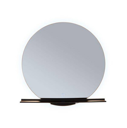 Lustro łazienkowe z półką MIRO LED DIM IP44 czarny Ø 50 (PL71091) - PAULMANN