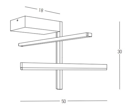 CEILING LIGHT 25W 3000K ALUMINIUM BLACKGOLD (22024 Zambelis) - Zambelis